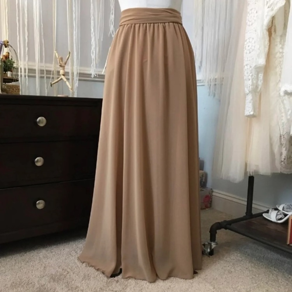 Chiffon Maxi Skirt